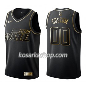 Dres Utah Jazz Prilagođeni Nike Crna Golden Edition Swingman